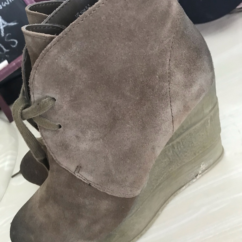 Suede Wedges - Picture 2 of 4